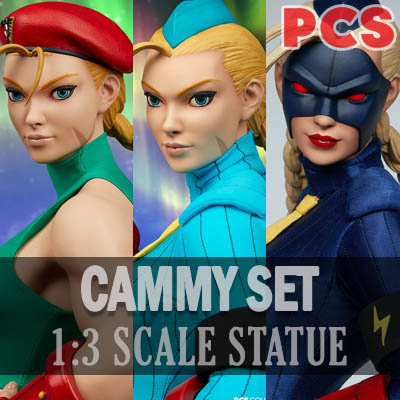 Cammy Goes Killer Bee, Classic, and Decapre in Cammy: Evolution 1:3 Scale  Statue Set by PCS Collectibles